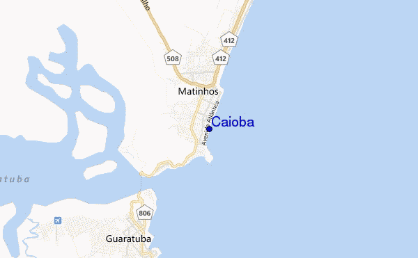 locatiekaart van Caioba