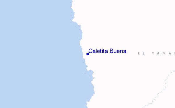 locatiekaart van Caletita Buena