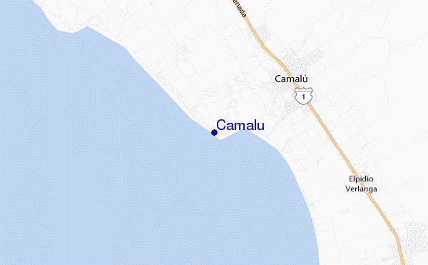 locatiekaart van Camalu