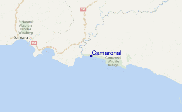 locatiekaart van Camaronal