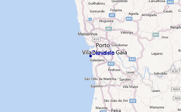 Canidelo Location Map