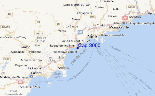 Cap 3000 Location Map