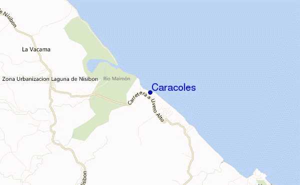 locatiekaart van Caracoles