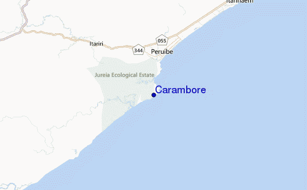 Carambore Location Map