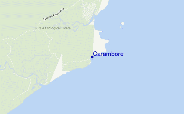 locatiekaart van Carambore