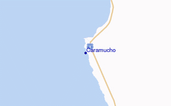 locatiekaart van Caramucho