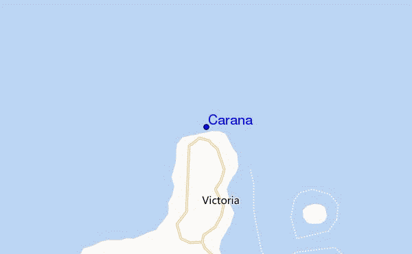 locatiekaart van Carana
