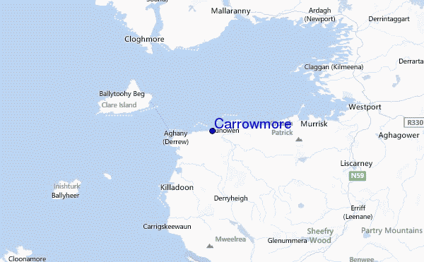 Carrowmore Location Map