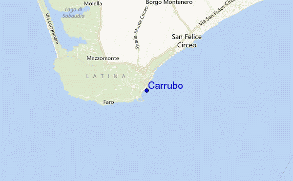 locatiekaart van Carrubo