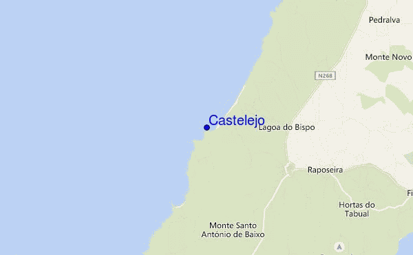 locatiekaart van Castelejo