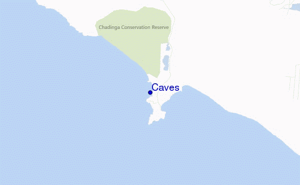 locatiekaart van Caves