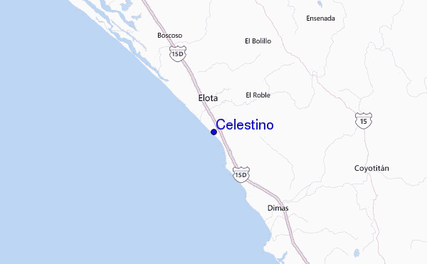 Celestino Location Map
