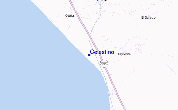 locatiekaart van Celestino