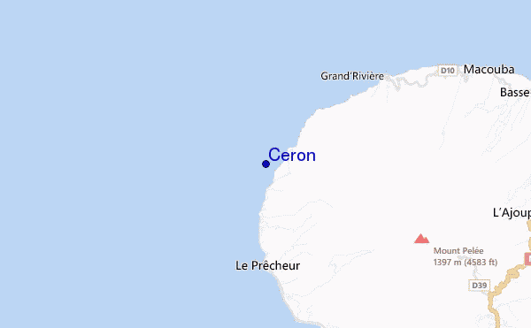 locatiekaart van Ceron