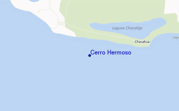 locatiekaart van Cerro Hermoso