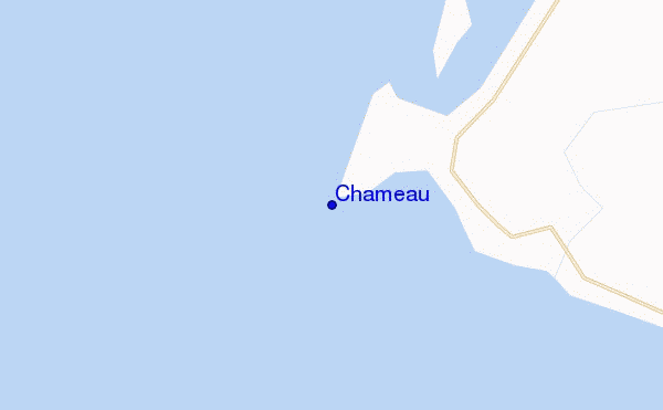 locatiekaart van Chameau