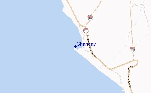 locatiekaart van Chancay
