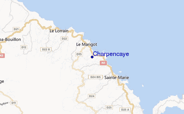 locatiekaart van Charpencaye