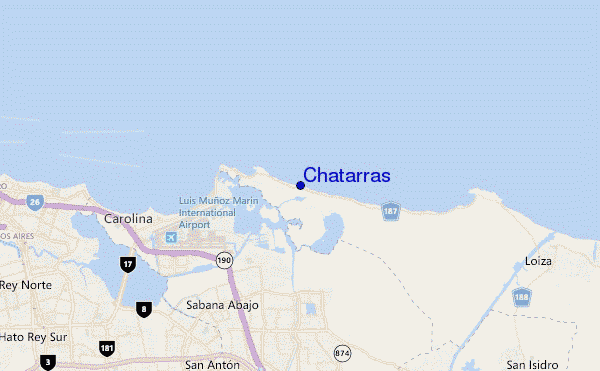 locatiekaart van Chatarras