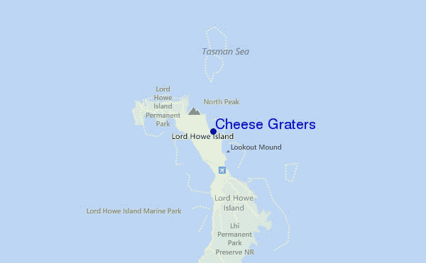 locatiekaart van Cheese Graters