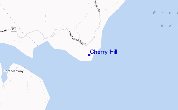 locatiekaart van Cherry Hill