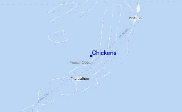 locatiekaart van Chickens