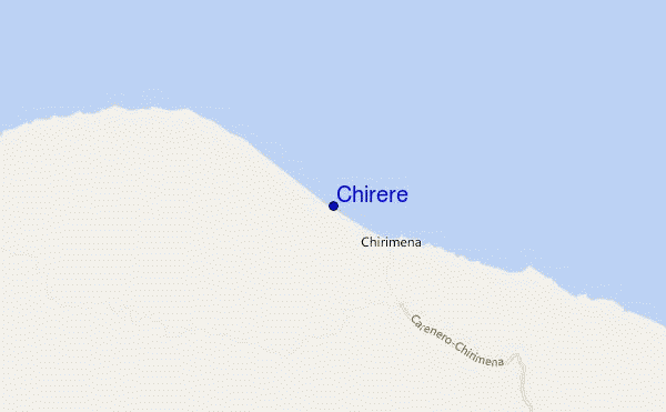 locatiekaart van Chirere