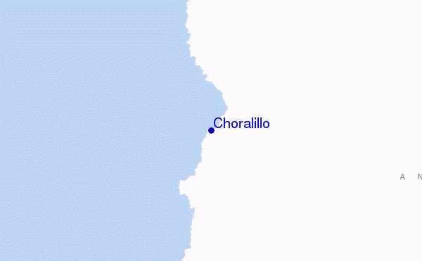 locatiekaart van Choralillo