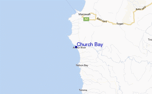 Church Bay Location Map