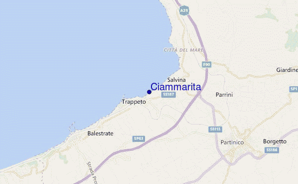 locatiekaart van Ciammarita
