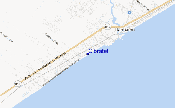 locatiekaart van Cibratel