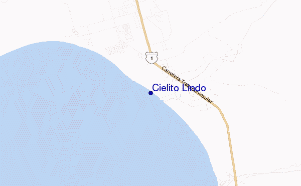 locatiekaart van Cielito Lindo