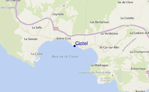 locatiekaart van Ciotel