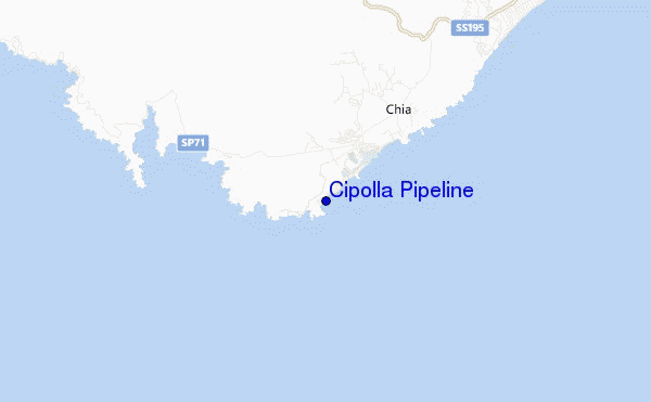 locatiekaart van Cipolla Pipeline