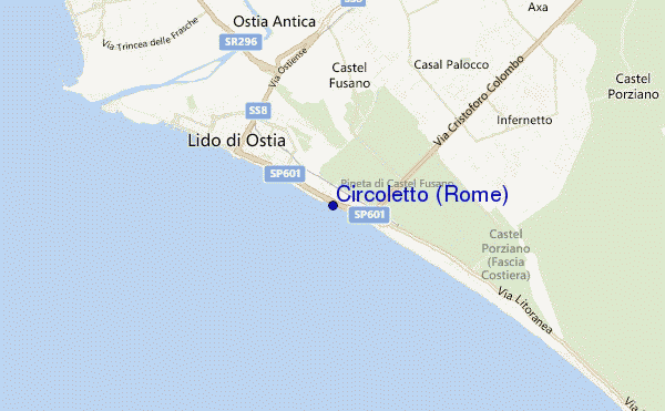 locatiekaart van Circoletto (Rome)
