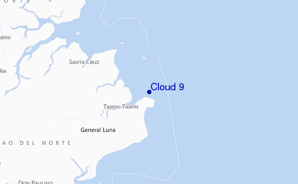 locatiekaart van Cloud 9