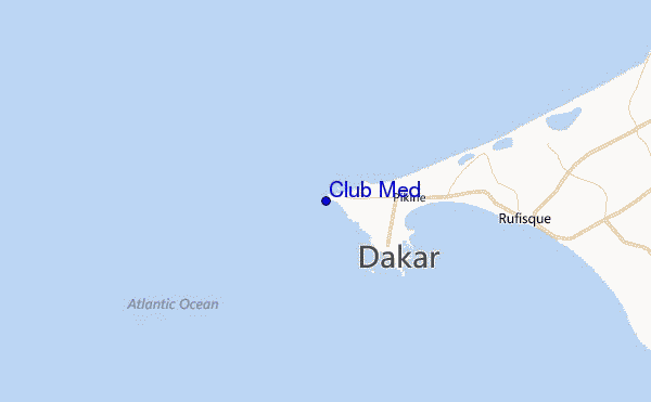 Club Med Location Map