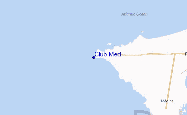 locatiekaart van Club Med