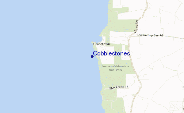 locatiekaart van Cobblestones