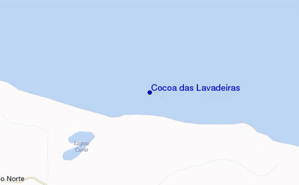 locatiekaart van Cocoa das Lavadeiras