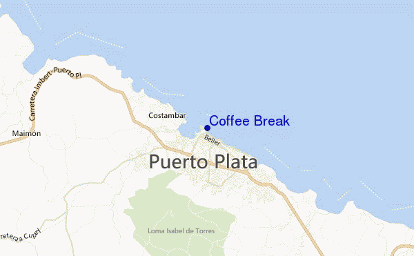 locatiekaart van Coffee Break