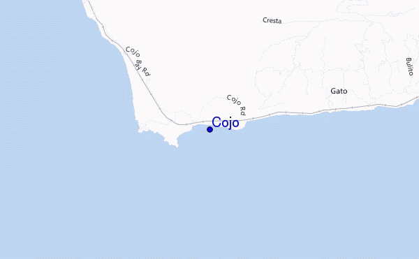locatiekaart van Cojo
