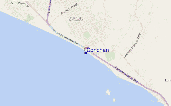 locatiekaart van Conchan