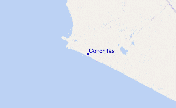 locatiekaart van Conchitas