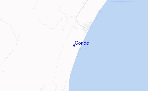 locatiekaart van Conde