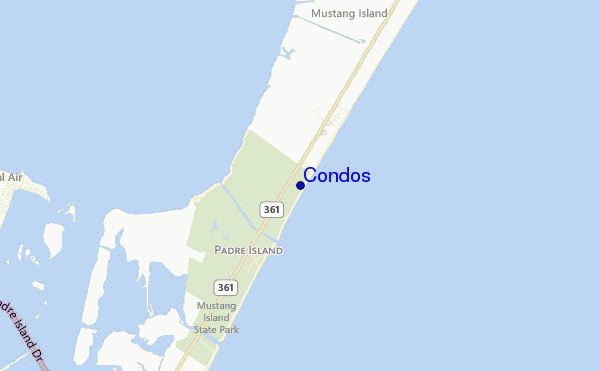 locatiekaart van Condos