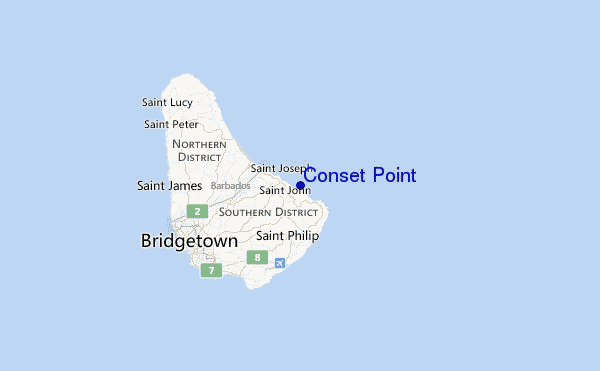 Conset Point Location Map