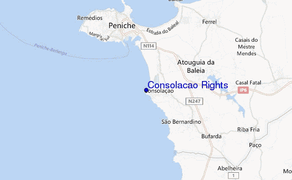 locatiekaart van Consolacao Rights