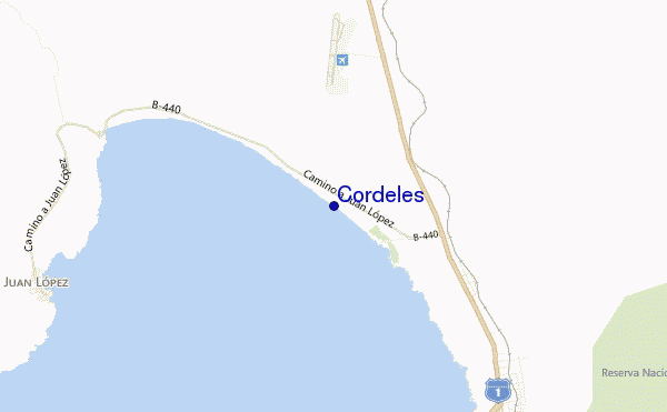 locatiekaart van Cordeles