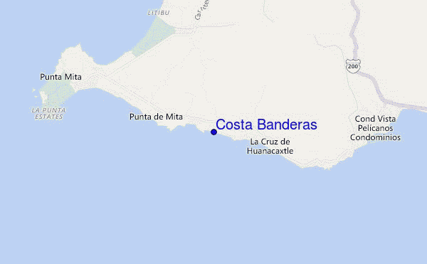locatiekaart van Costa Banderas